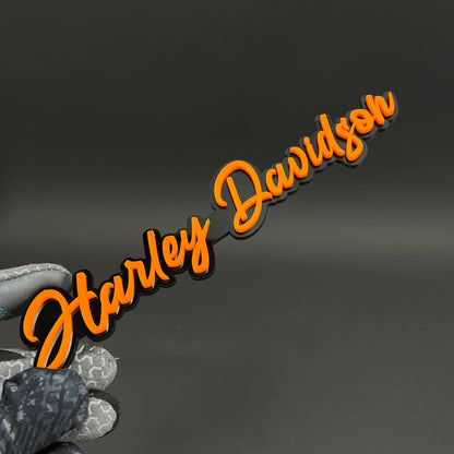 1PC Harley Davidson 3D Acrylic Badge - Car Truck Emblem Fender Sticker