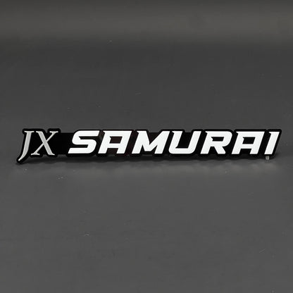 1PC JX SAMURAI 3D Acrylic Badge - Car Truck Emblem Fender Tailgate Trunk Sticker