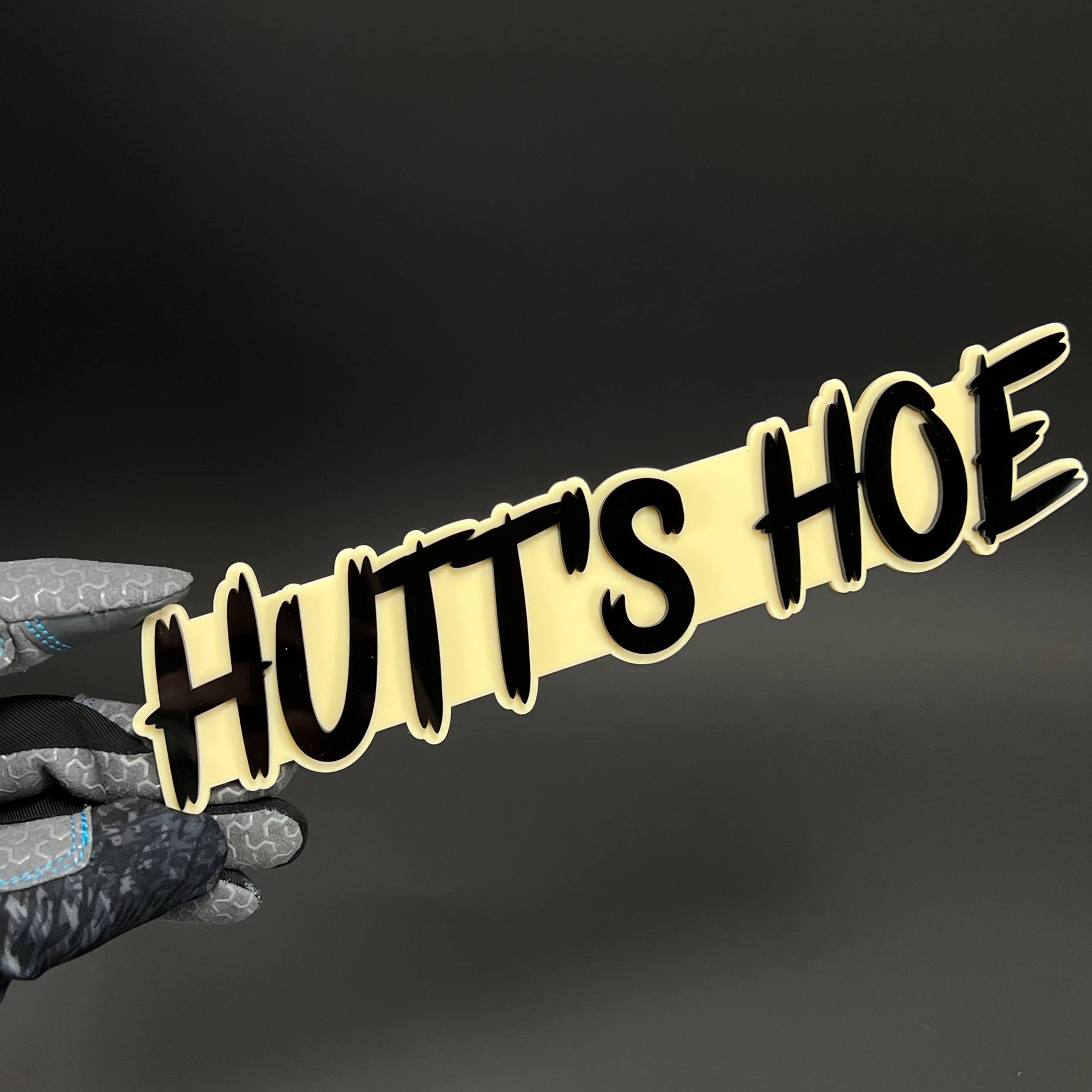 1PC Hutt's HOE 3D Acrylic Badge - Car Truck Emblem Fender Tailgate Trunk Sticker