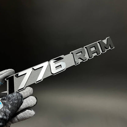 1PC 1776 RAM 3D Acrylic Badge - Car Truck Emblem Fender Tailgate Trunk Sticker