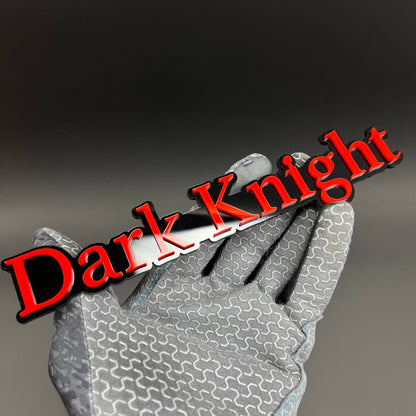 1PC Dark Knight 3D Acrylic Badge - Car Truck Emblem Fender Sticker