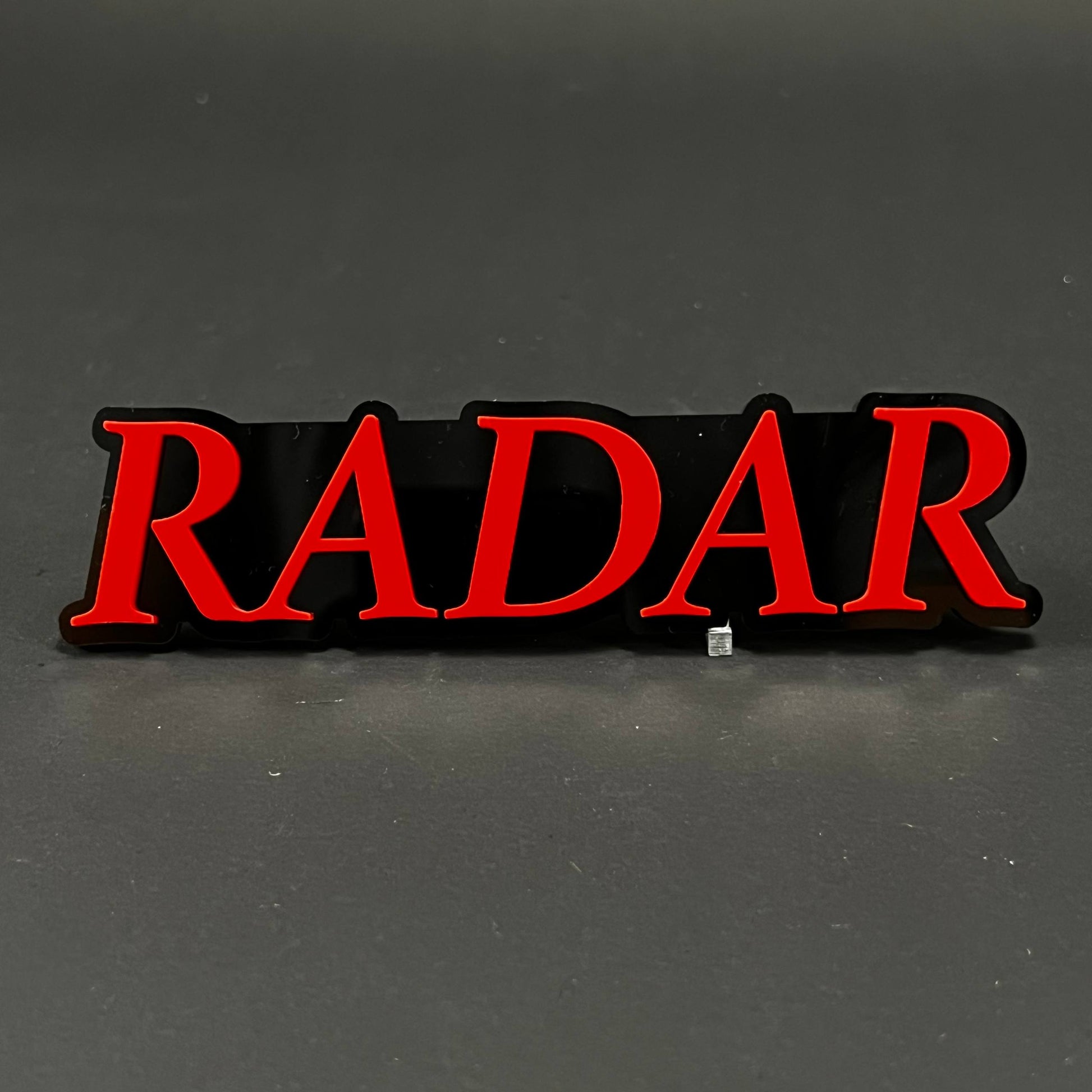 1PC RADAR 3D Acrylic Badge - Car Truck Emblem Fender Tailgate Trunk Sticker
