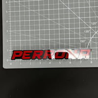 1PC PERRONA 3D Acrylic Badge - Car Truck Emblem Fender Tailgate Trunk Sticker