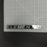 1PC ELEMENTAL 3D Acrylic Badge - Car Truck Emblem Fender Tailgate Trunk Sticker