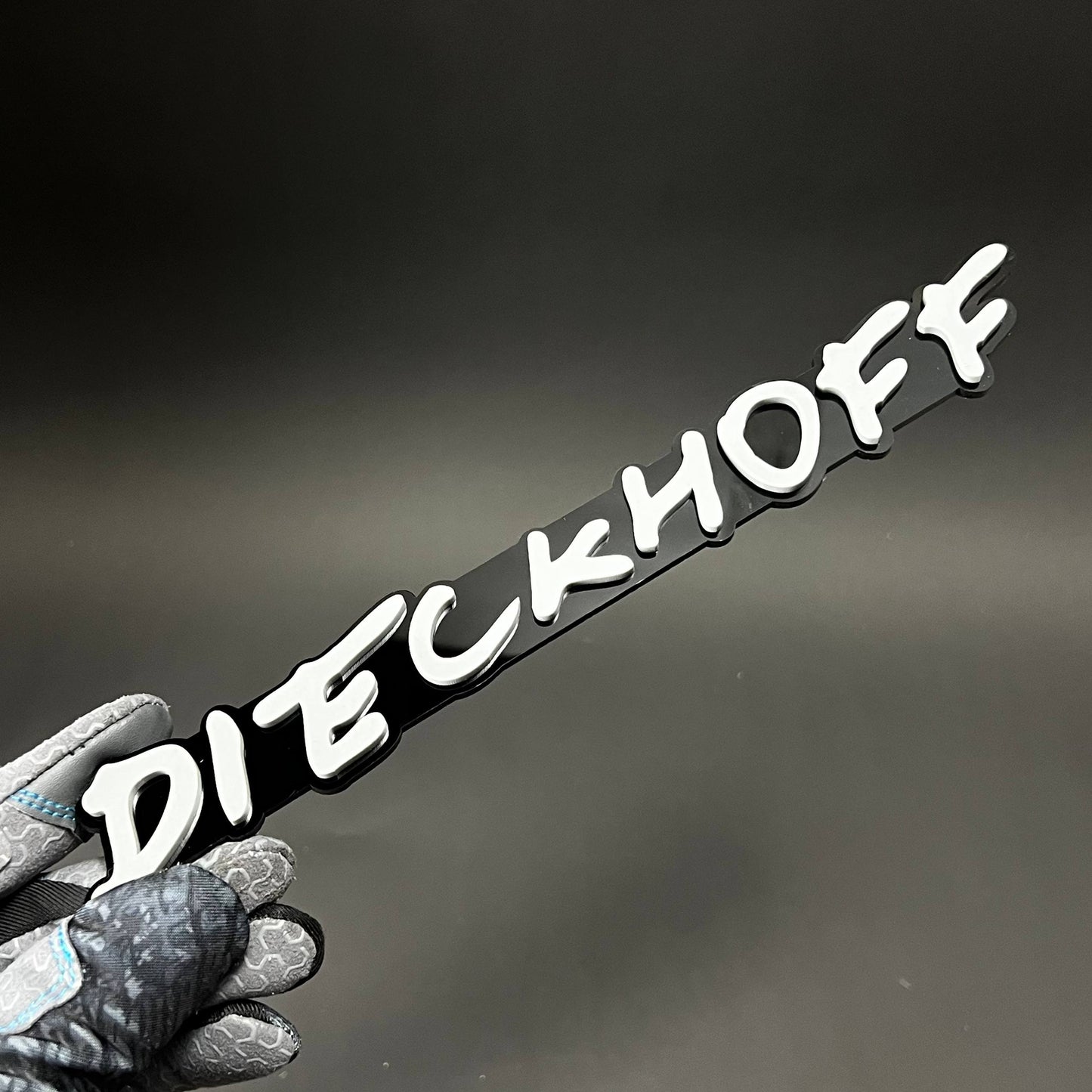 1PC DIECKHOFF 3D Acrylic Badge - Car Truck Emblem Fender Tailgate Trunk Sticker