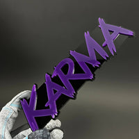 1PC KARMA 3D Acrylic Badge - Car Truck Emblem Fender Tailgate Trunk Sticker