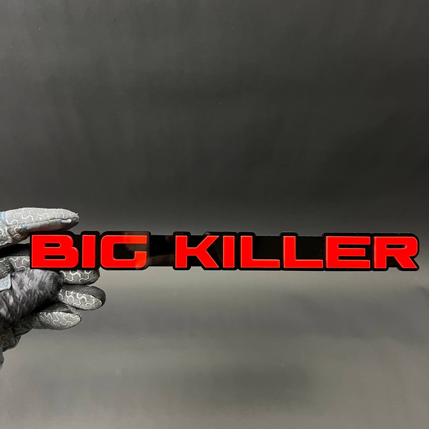 1PC BIG KILLER 3D Acrylic Badge - Car Truck Emblem Fender Tailgate Trunk Sticker