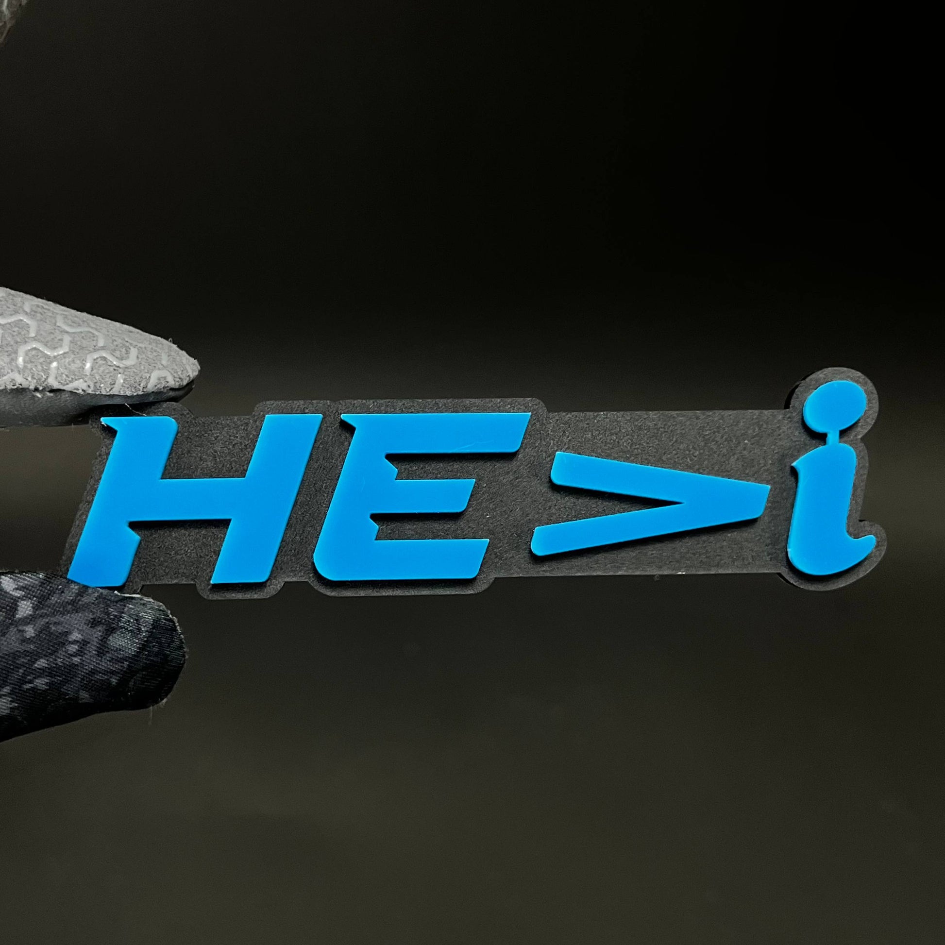 1PC HE>i 3D Acrylic Badge - Car Truck Emblem Fender Tailgate Trunk Sticker