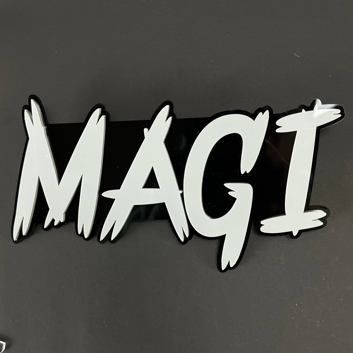 1PC MAGI 3D Acrylic Badge - Car Truck Emblem Fender Tailgate Trunk Sticker