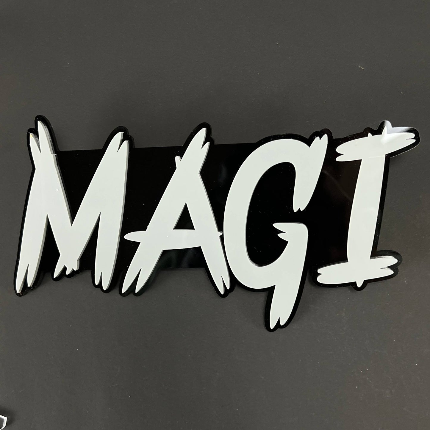 1PC MAGI 3D Acrylic Badge - Car Truck Emblem Fender Tailgate Trunk Sticker