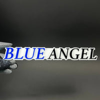 1PC BLUE ANGEL 3D Acrylic Badge - Car Truck Emblem Fender Tailgate Trunk Sticker