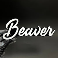 1PC Beaver 3D Acrylic Badge - Car Truck Emblem Fender Tailgate Trunk Sticker