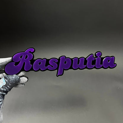 1PC Rasputia 3D Acrylic Badge - Car Truck Emblem Fender Tailgate Trunk Sticker