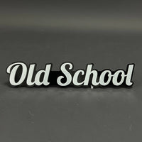 1PC Old School 3D Acrylic Badge - Car Truck Emblem Fender Tailgate Trunk Sticker