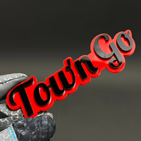 1PC Town'n Go 3D Acrylic Badge - Car Truck Emblem Fender Tailgate Trunk Sticker