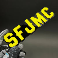 1PC SFJMC 3D Acrylic Badge - Car Truck Emblem Fender Tailgate Trunk Sticker