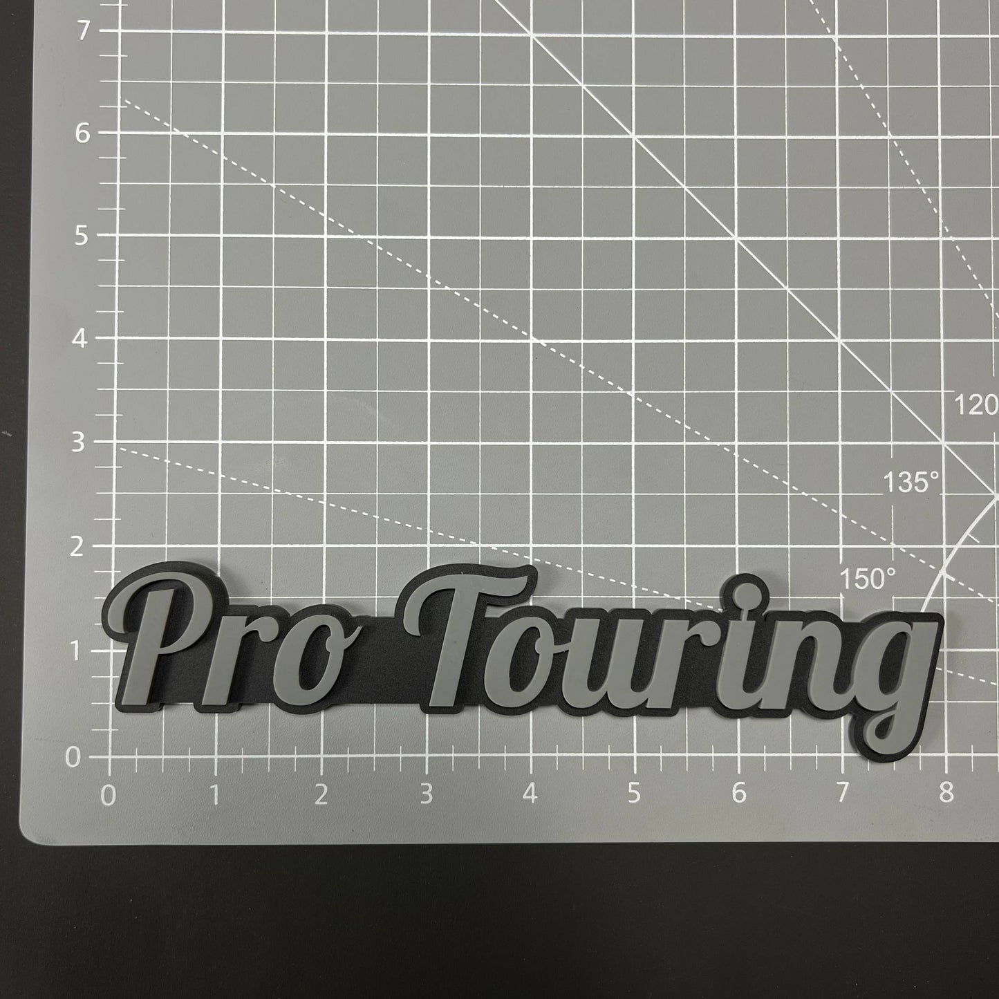 1PC Pro Touring 3D Acrylic Badge - Car Truck Emblem Fender Sticker