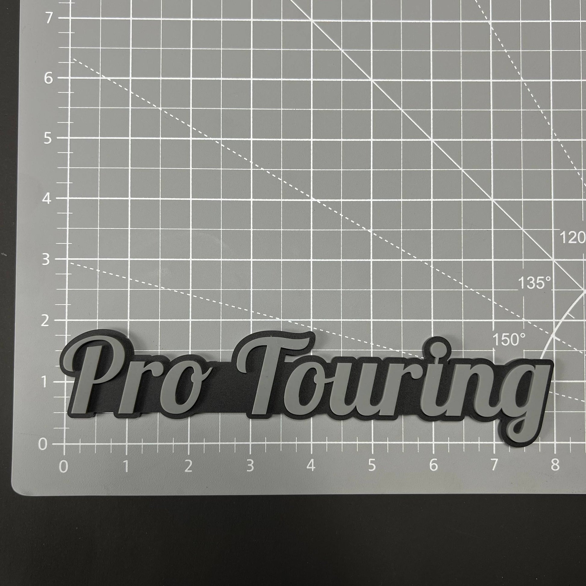 1PC Pro Touring 3D Acrylic Badge - Car Truck Emblem Fender Sticker