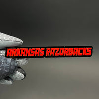 1PC ARKANSAS RAZORBACKS 3D Acrylic Badge - Car Truck Emblem Fender Sticker