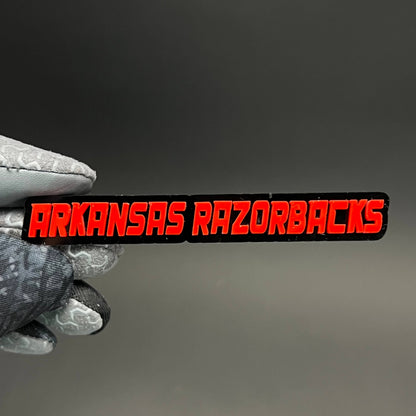 1PC ARKANSAS RAZORBACKS 3D Acrylic Badge - Car Truck Emblem Fender Sticker