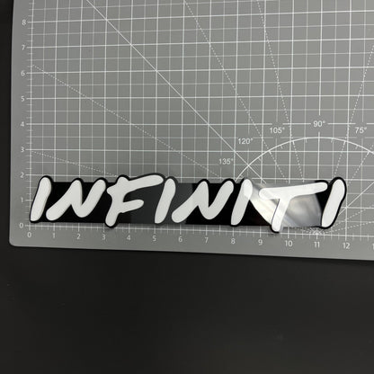 1PC INFINITI 3D Acrylic Badge - Car Truck Emblem Fender Tailgate Trunk Sticker