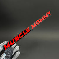 1PC MUSCLE MOMMY 3D Acrylic Badge - Car Truck Emblem Fender Sticker