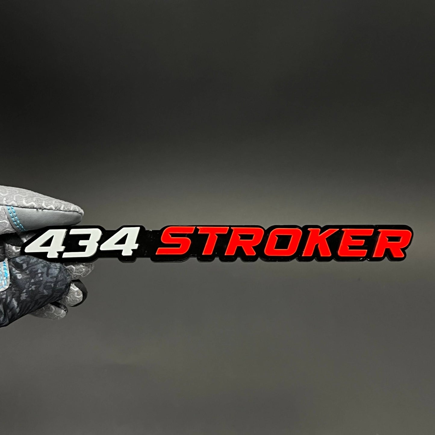 1PC 434 STROKER 3D Acrylic Badge - Car Truck Emblem Fender Sticker