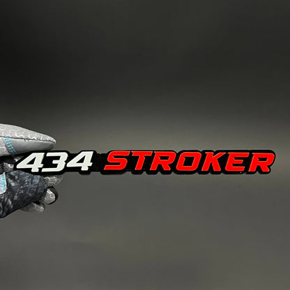 1PC 434 STROKER 3D Acrylic Badge - Car Truck Emblem Fender Sticker