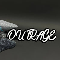 1PC OUTRAGE 3D Acrylic Badge - Car Truck Emblem Fender Tailgate Trunk Sticker