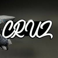 1PC CRUZ 3D Acrylic Badge - Car Truck Emblem Fender Tailgate Trunk Sticker