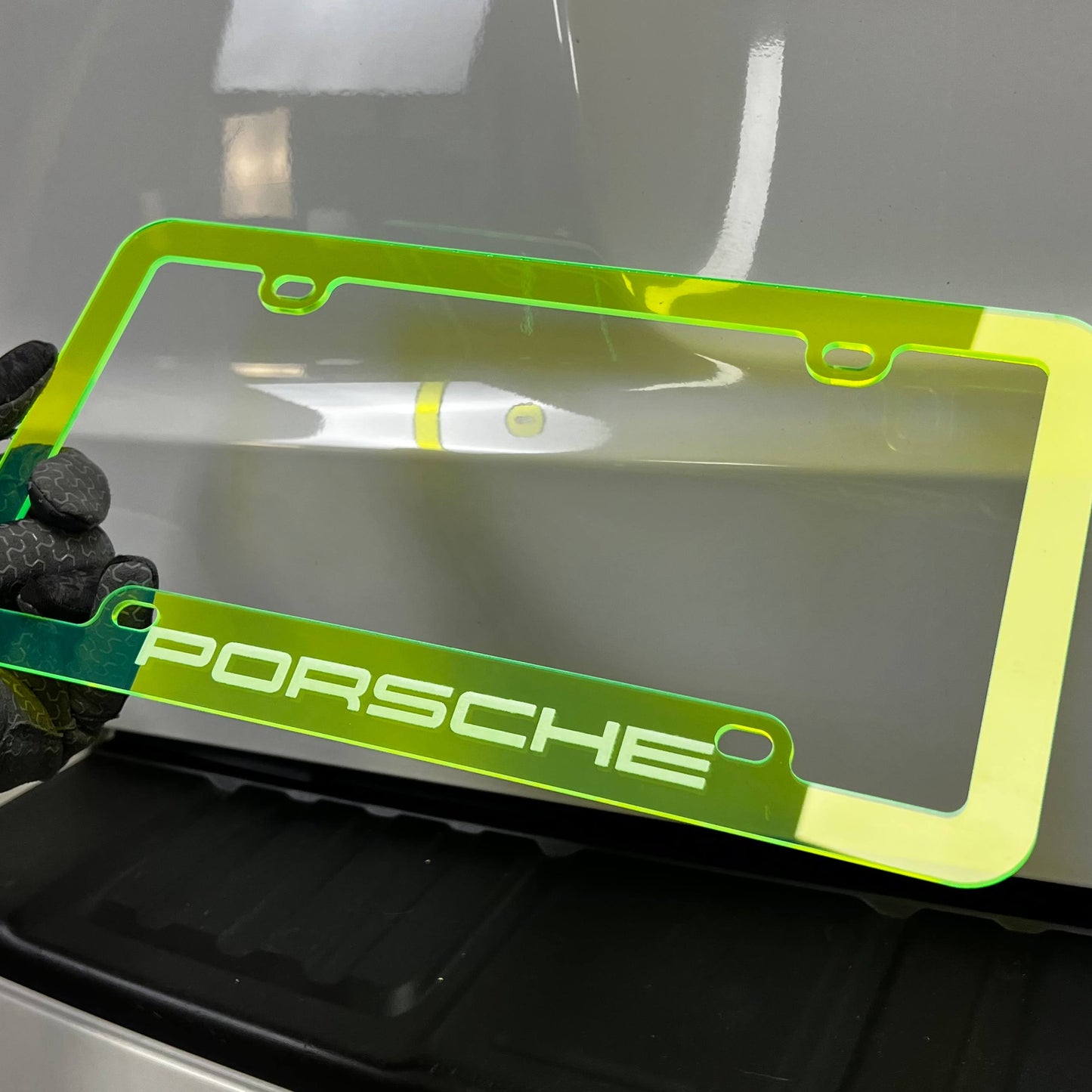 1PC PORSCHE 3D Acrylic Badge - Car Truck Emblem Fender Tailgate Trunk Sticker