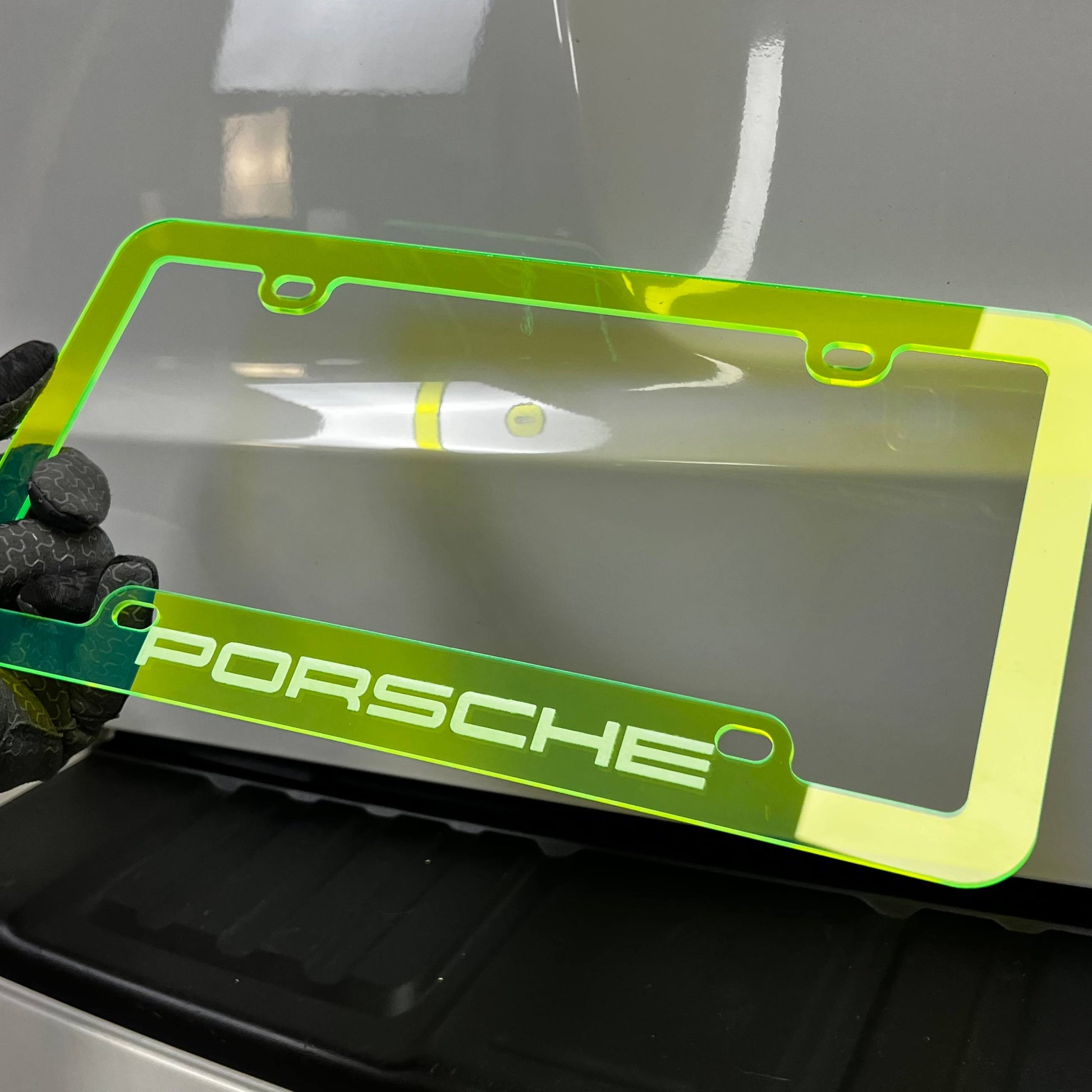 1PC PORSCHE 3D Acrylic Badge - Car Truck Emblem Fender Tailgate Trunk Sticker