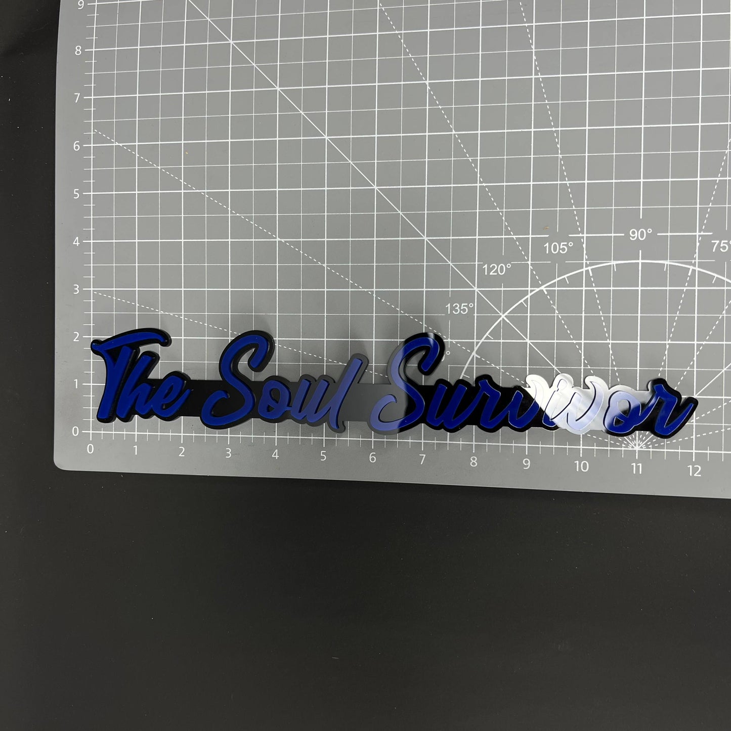 1PC The Soul Survivor 3D Acrylic Badge - Car Truck Emblem Fender Sticker