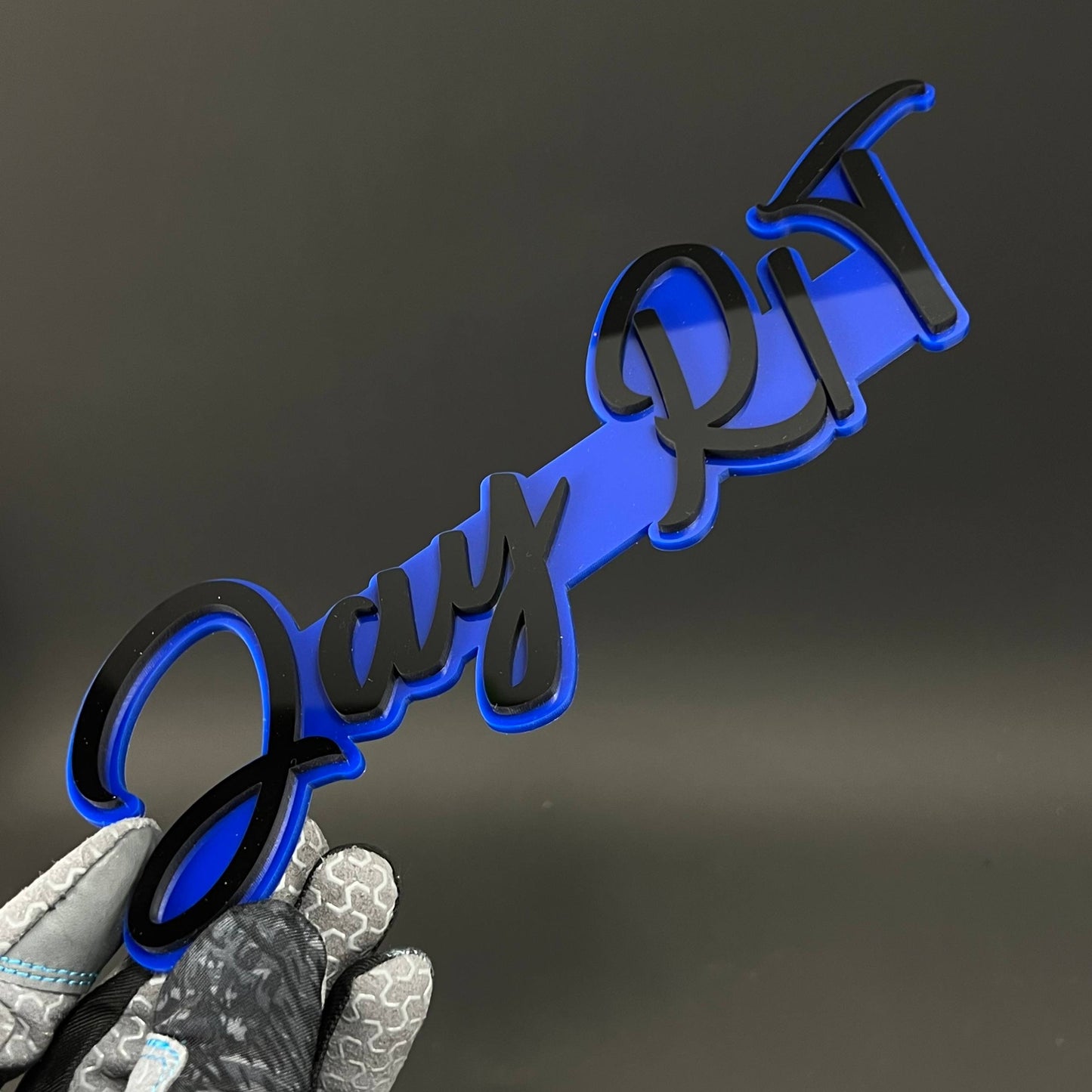 1PC Jay RiT 3D Acrylic Badge - Car Truck Emblem Fender Tailgate Trunk Sticker