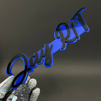 1PC Jay RiT 3D Acrylic Badge - Car Truck Emblem Fender Tailgate Trunk Sticker