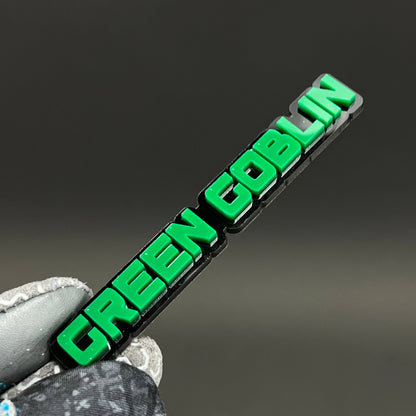 1PC GREEN GOBLIN 3D Acrylic Badge - Car Truck Emblem Fender Sticker