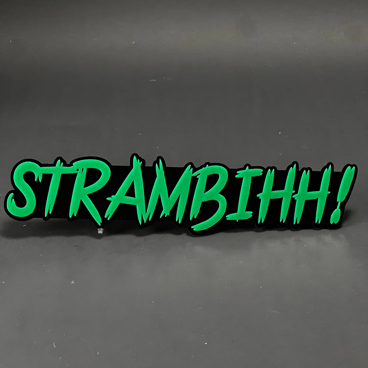 1PC STRAMBIHH! 3D Acrylic Badge - Car Truck Emblem Fender Tailgate Trunk Sticker