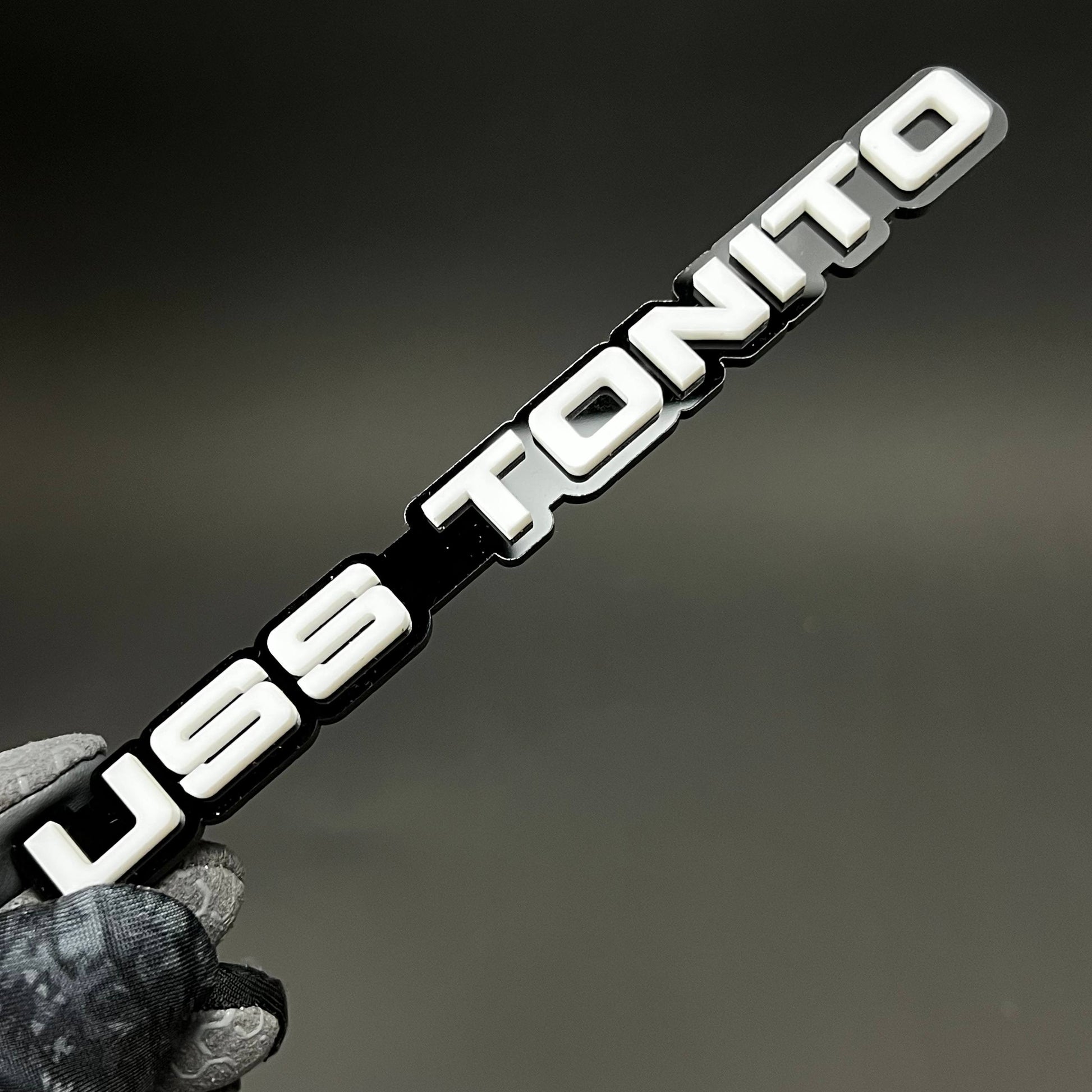 1PC USS TONITO 3D Acrylic Badge - Car Truck Emblem Fender Tailgate Trunk Sticker