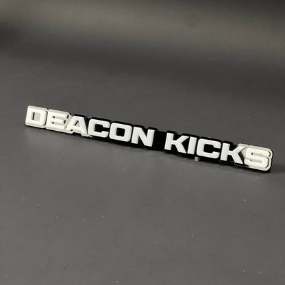 1PC DEACON KICKS 3D Acrylic Badge - Car Truck Emblem Fender Sticker