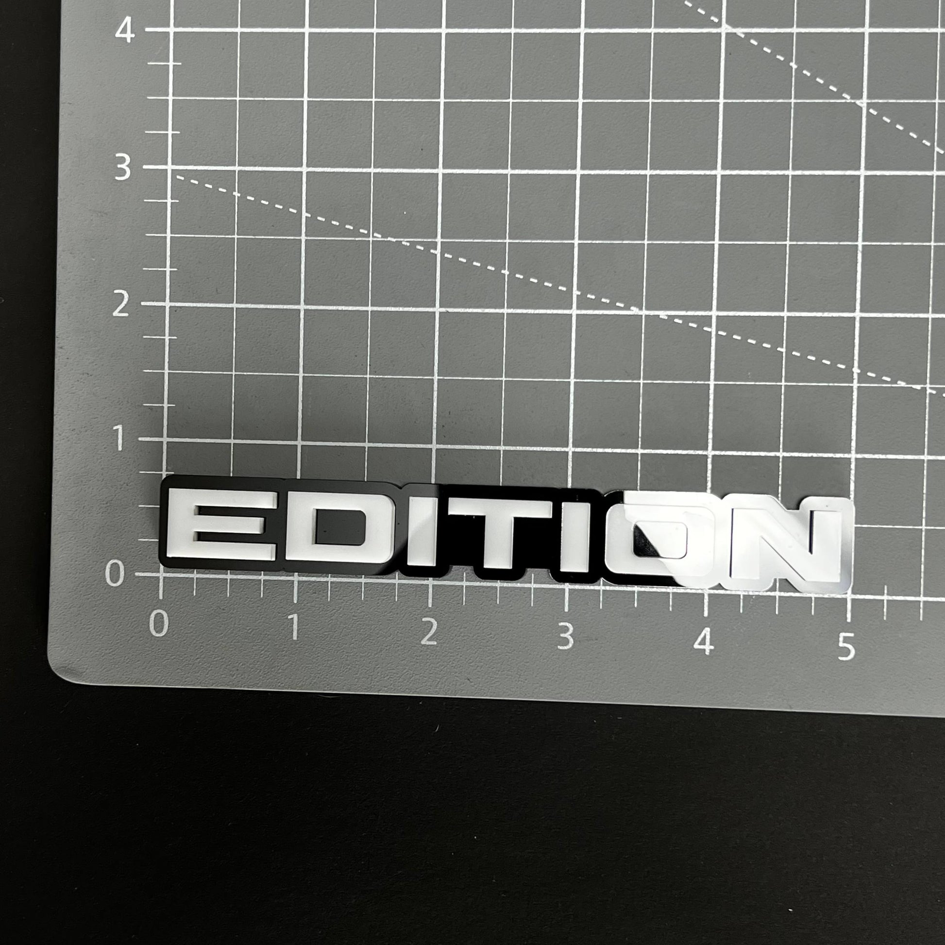 1PC EDITION 3D Acrylic Badge - Car Truck Emblem Fender Tailgate Trunk Sticker