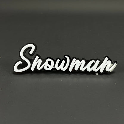 1PC Snowman 3D Acrylic Badge - Car Truck Emblem Fender Tailgate Trunk Sticker