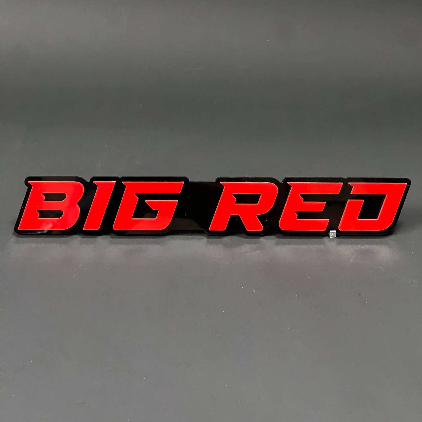 1PC BIG RED 3D Acrylic Badge - Car Truck Emblem Fender Tailgate Trunk Sticker