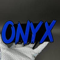 1PC ONYX 3D Acrylic Badge - Car Truck Emblem Fender Tailgate Trunk Sticker