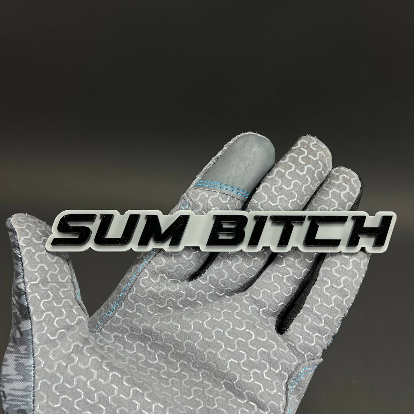 1PC SUM BITCH 3D Acrylic Badge - Car Truck Emblem Fender Tailgate Trunk Sticker