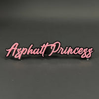 1PC Asphalt Princess 3D Acrylic Badge - Car Truck Emblem Fender Sticker