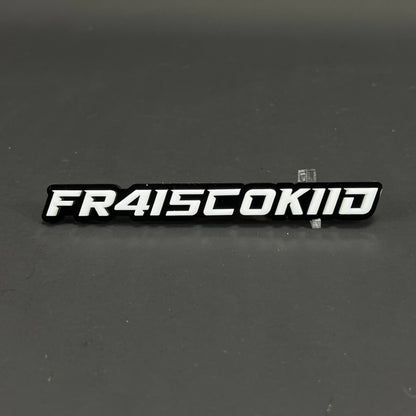 1PC FR415COKIID 3D Acrylic Badge - Car Truck Emblem Fender Sticker