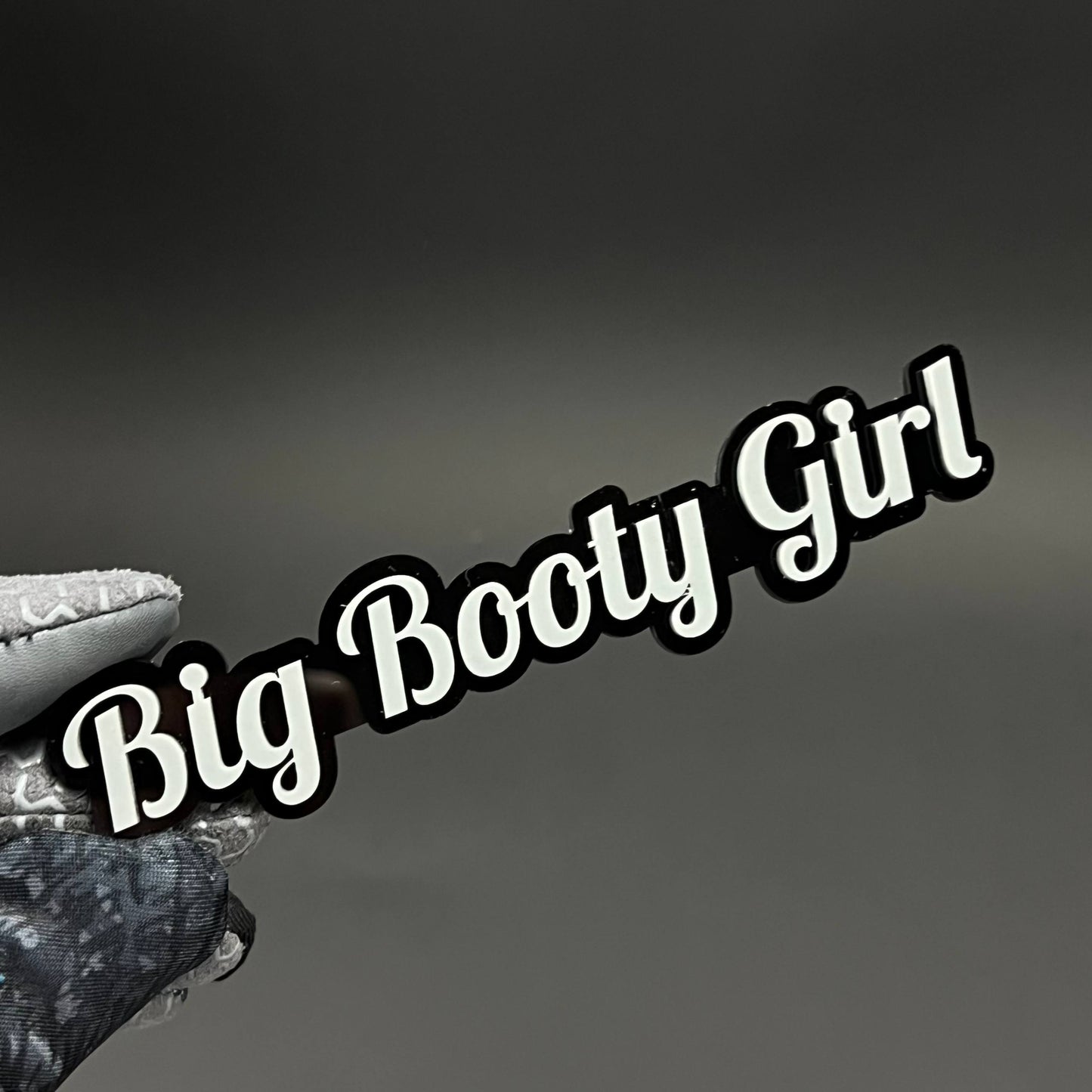 1PC Big Booty Girl 3D Acrylic Badge - Car Truck Emblem Fender Sticker