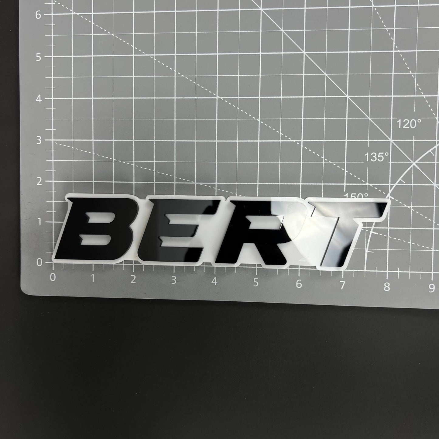 1PC BERT 3D Acrylic Badge - Car Truck Emblem Fender Tailgate Trunk Sticker