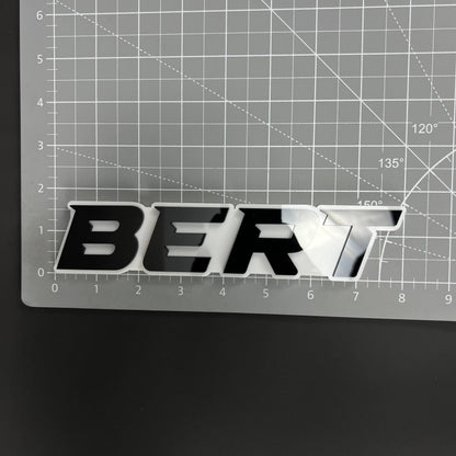 1PC BERT 3D Acrylic Badge - Car Truck Emblem Fender Tailgate Trunk Sticker