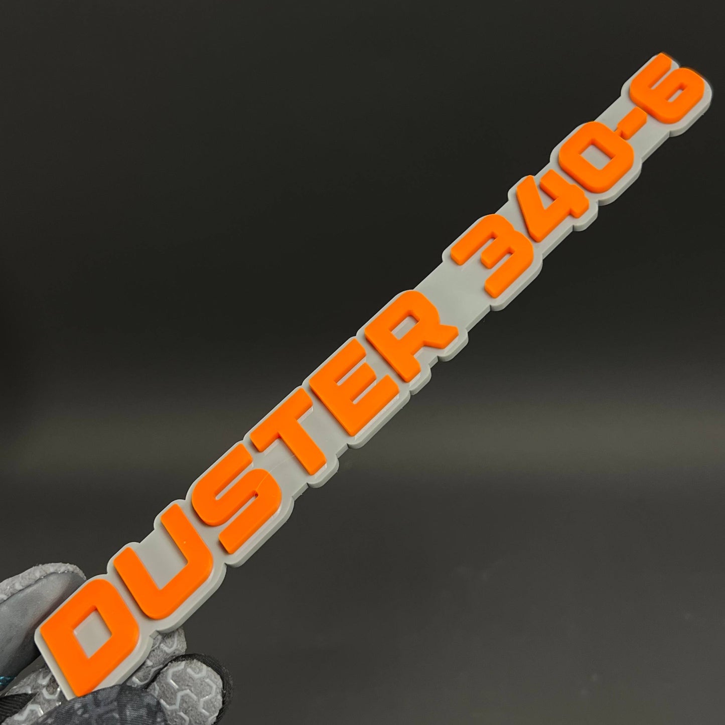 1PC DUSTER 340-6 3D Acrylic Badge - Car Truck Emblem Fender Sticker